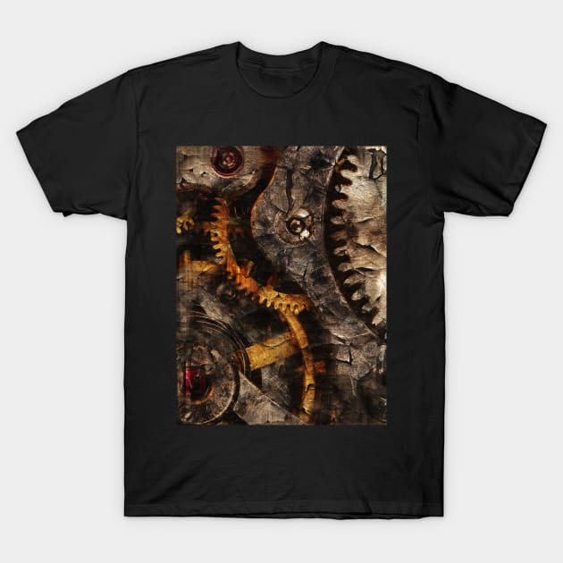 Gearing Up - Steampunk Gears T-Shirt by Highseller